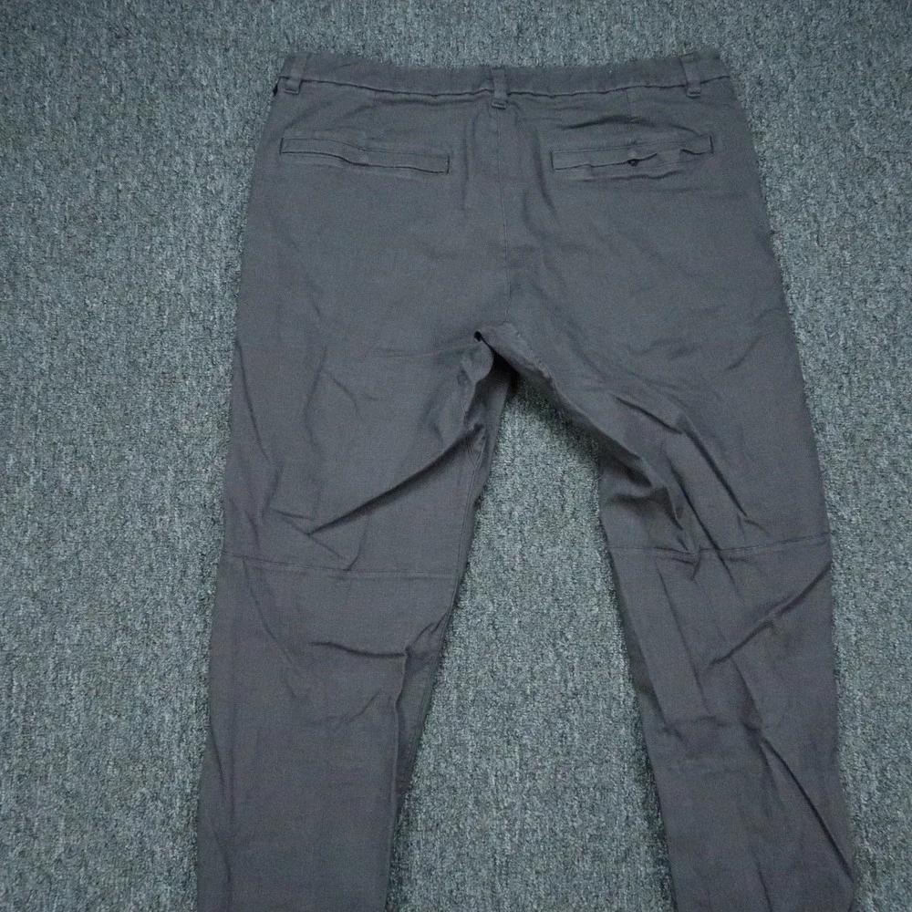 Lululemon Pants Mens 36x32 Gray Commission Slim Oxford Zip Pocket Straight
